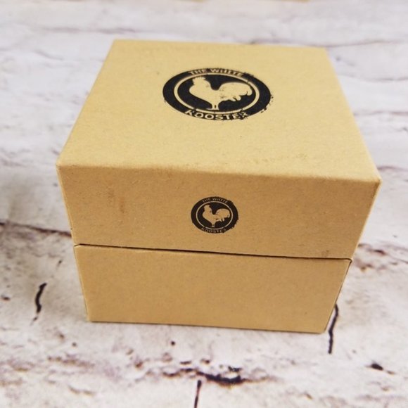 Buff Catalana Blonde Wood Watch Leather White Rooster Unisex Neutral Gift NEW - Picture 8 of 8